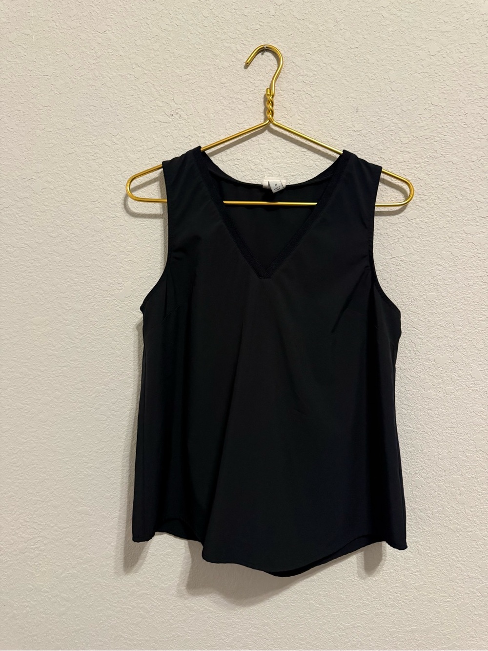 a new day Black V-Neck Sleeveless Top